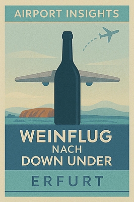 Weinverkostung am Flughafen Erfurt – Weinflug nach Down Under