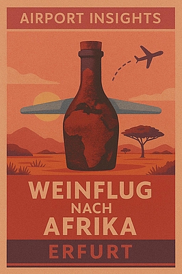 Weinverkostung am Flughafen Erfurt – Weinflug nach Afrika